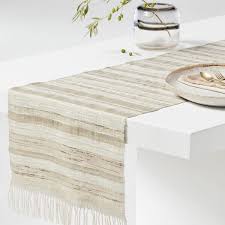 Clean up your dining room table with fresh table runners and cloths that to renew the feel of your home. Buy Luxury Table Runners Online Crate And Barrel Uae
