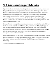 Dari segi bilangan penduduk, johor berada di tangga kedua dengan penduduk seramai 3.7 juta. Doc 3 1 Asal Usul Negeri Melaka Yuxuan Joon Academia Edu