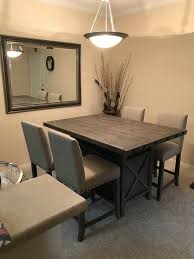 The chairs are made with sturdy yet slim. Jaxon Grey Upholstered Dining Side Chair Living Spaces
