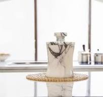 Venia Handcrafted Marble Spice Jar With Lid - Marble Storage Container -  Marble Canister - Versatile Marble Storage Jar