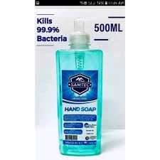 Though the fda notes that there isn't enough science to show the efficacy of antibacterial soaps mrs. Sanitec Antibacterial Hand Soap 500ml Shopee Philippines