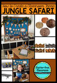 You can create a jungle safari theme on a budget! Jungle Safari Themed Classroom Ideas Printable Classroom Decorations Clutter Free Classroom By Jodi Durgin