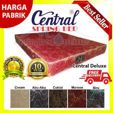 Millenia furniture menjual berbagai macam merk spring bed uniland,spring air,air land,central,comforta,seuper fit,king koil dan lain lain dengan harga murah dan berkualitas di surabaya. Jual Matras Central Springbed Deluxe 180x200 Kasur Saja 180 X 200 Harga Pabrik Di Lapak Springbedonline Bukalapak