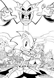 This awesome book comes with so many different pages to co. Sonic The Hedgehog Coloring Pages