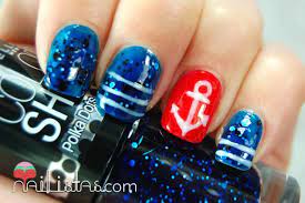 Azul, rojo, blanco y dorado. Unas Marineras Diseno Navy Facil Paso A Paso Paperblog
