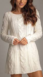 47 Summer And Winter Crochet Dress Patterns For Beginner Page 13 Of 47 Women Crochet In 2020 Cable Knit Sweater Dress Hand Knitted Dress Wool Sweater Dress
