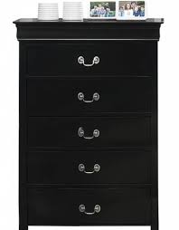 If so, try this chest of drawers and restore your home into a relaxing living space. Louis Philipe Sleigh Chest Of Drawers Black Bargain Box And Bunks