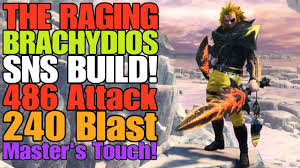 Sword and shield is the standard of a balanced and strong weapon in mhw. Mhw Iceborne The Raging Brachydios Sns Build Lightbreak Sword Youtube