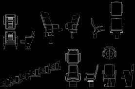 Unique chair development with crisply tailored leather combined with chrome detailed frame that. Auditorium Seat Dwg Cad Block In Autocad Download Free Cad Plan