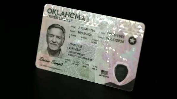 This is the new design for Oklahoma driver licenses and ID cards. Don't worry, yours is still good until its expiration date. Service Oklahoma redesigned them as they rolled out new computer