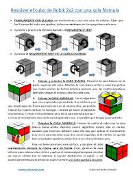 Tapi bagi pemula yang baru belajar ini terasa pusing. Resolver El Cubo De Rubik 2x2 Con Una Sola Formula Pdf