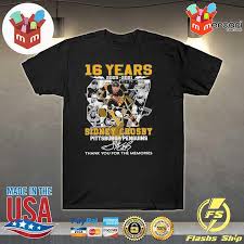 Check spelling or type a new query. Official 16 Years 2005 2021 Sidney Crosby Pittsburgh Penguins Signature Thank You For The Memories Shirt Hoodie Sweater Long Sleeve And Tank Top