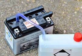 How To Recondition A Car Battery At Home Using Simple And Cheap Tools Car Battery Batteries Diy Motorcycle Battery