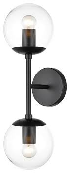Find many great new & used options and get the best deals for two light wall sconce at the best online prices at ebay! Aura Globe 2 Light Wall Sconce Contemporary Wall Sconces By Light Society Houzz