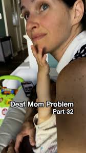 Ah, so it’s official, she now does the infamous chin grab. 🫶🏻😆Here’s  what’s different: she would CONSTANTLY do this nonstop. She intuitively  feels safer if her Deaf dad and I pay attention to her with ...