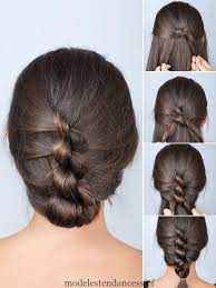 Nouer Les Cheveux Ensemble Et Pret Presque Aussi Facile Est Ce Beau Frisoo Tendances De La Mode Coiffures Simples Coiffure Coiffures Simples Pour Tous Les Jours