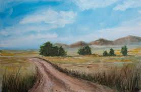 Like most landscape photos, planning is paramount. Simple Landscape From Nature Painting By Eugis Eidukaitis Saatchi Art