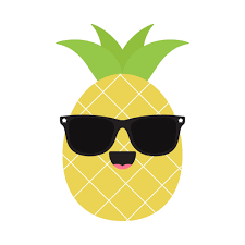 Details 9 (nine) images, saved individually, no watermarks. Pineapplely Kids Beach Party Digital Clip Art Pineapple Art