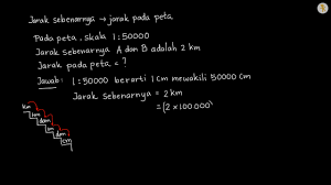 Latihan soal satuan jarak kelas5. Contoh Soal Skala Pada Peta Youtube