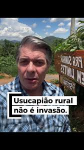 Usucapião rural não é invasão. É direito de quem exerce posse qualificada.  Quem não entende isso: perde prazo, erra estratégia e deixa a terra sem  regularização. Aqui você aprende, de forma clara e ...