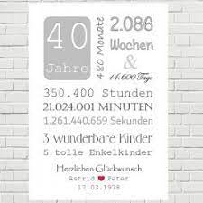 Zur hochzeit wird sehr gerne ein hochzeitsspruch auf die einladungskarten, tischkarten oder in die hochzeitsgästebücher geschrieben. Rubinhochzeit Geschenke Ubersicht Geschenke Zum 40 Hochzeitstag