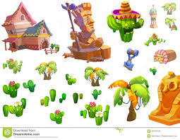 Fix & flip a real pc game. Illustration Wusten Thema Element Design Spiel Anlageguter Das Haus Der Baum Der Kaktus Die Steinstatue Stock Abbildung Illustration Von Kind Nachrichten 62234703