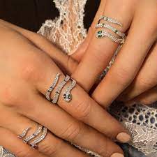 A that can't help catching eyes and turning heads. Sljely Luxury Red Green Blue Eyes Aaa Cubic Zirconia Snake Ring 925 Sterling Silver Animal Party Romantic Jewellery For Women Rings Aliexpress