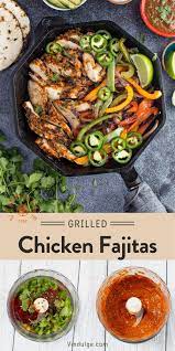 Grilled Chicken Fajitas With Chipotle Chicken Marinade Recipe Healthy Grilled Chicken Recipes Spicy Grilled Chicken Grilled Chicken Recipes