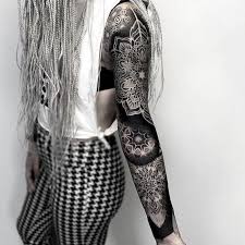 Black and white roses sleeve temporary tattoo bestseller this item has had a high sales volume over the past 6 months. Mandala Sleeve Tattoos For Guys White Top Black And White Pants White Background Mandala Tattoo Sleeve Women White Tattoo Tattoo Sleeve Men