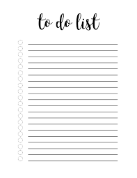 Free Printable To Do List Template - Paper Trail Design