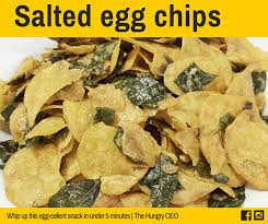 Make Your Own Salted Egg Chips In Under 5 Mins The Hungry Ceo Salted Egg Chips Salted Egg Potato Chips Recipe Salted Egg Potato Chips
