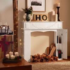 Sei furniture narita media console electric storage fireplace. Lidl S Bargain Fireplace Surround Hits Stores Tomorrow And It Has A Surprise Feature You Ll Love Ideal Home