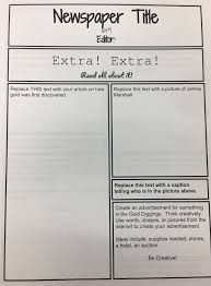 California Gold Rush Activity For The End Of Your Unit California Gold Rush Activities Gold Rush Activities California Gold