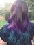 Purple And Teal Hair