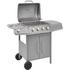 Barbecue A Gaz 4 1 Zone De Cuisson Argente