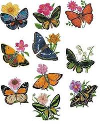 Contributor is happy to present monarch butterfly machine embroidery design which has 33142 stitches and is 103.63 mm x 169.67 mm large. Free Butterflies And Flowers Embroidery Designs Hus And Pes Formats Other Craft Items Listia Com Auctions For Free Stuff