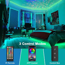 Learn more about led lighting controllers. Buy Led Lights For Bedroom 100ft 2 Rolls Of 50ft Led Strip Lights With App Control Remote 24v Music Sync Color Changing Lights For Room Kitchen Home Decoration 2x50ft Online In Vietnam