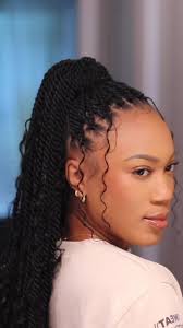 Crochet Hair Styles in Ponytail 2024 for Woman