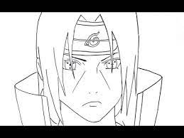 Up next, draw a small circle in the center of the larger one. How To Draw Uchiha Itachi Part 1 Step By Step Tutorial Youtube