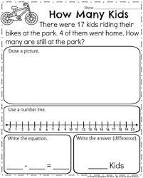 Grade 1 math word problems with addition and subtraction author: First Grade Subtraction Word Problems By Planning Playtime Tpt