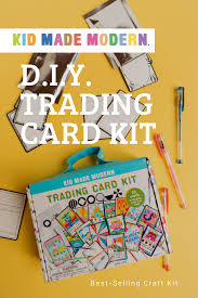 Design online, over 1000 themed templates! Kid Made Modern Best Selling Trading Card Kit Tradingcard Kidsdiy Craftkit Artsandcrafts Diy Card Kit Arts And Crafts Kits Easy Crafts For Kids