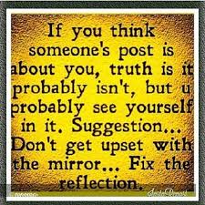If You Think Someones Post Is About You Seeing Quotes Stalker Quotes Inspirational Quotes