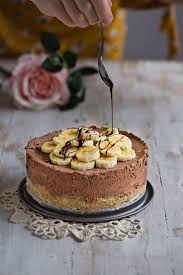 Chocolate Banana Mascarpone Cheesecake Recipe Marscapone Dessert Mascarpone Recipes Desserts