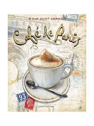 Cafe Paris Art Print Chad Barrett Art Com Chad Barrett Coffee Art Paris Art Print