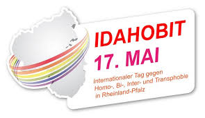 So on the international day against homophobia, transphobia and biphobia (idahobit), we are once again changing our logo from red to rainbow to show our support for the lgbti+ community. Idahobit Queernet Rheinland Pfalz E V