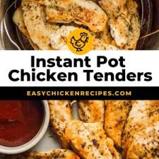 Put a trivet in the pot and place the chicken legs on top. Instant Pot Chicken Tenders Easy Chicken Recipes