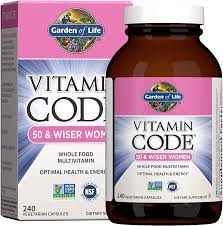 Vitacost.com uses cookies to provide the best, most relevant user experience. Amazon Com Garden Of Life Multivitamin For Women 50 Over Vitamin Code Women 50 Wiser Multi 240 Capsules Vitamins For Women 50 Plus With B Vitamins Vitamins A C D3