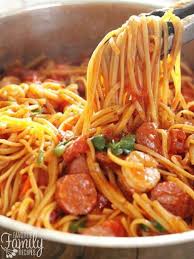 One Pot Jambalaya Pasta Recipe Yummly Recipe Jambalaya Pasta Jambalaya Pasta Recipe One Pot Pasta Recipes
