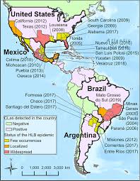 Everybody knows mexico is right up there. Status Of The Hlb Epidemic In Brazil Mexico The United States And Download Scientific Diagram