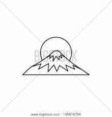 Sacred Symbol Japan Vector Photo Free Trial Bigstock Postal envelope with mount fujiyama japan vector. sacred symbol japan vector photo